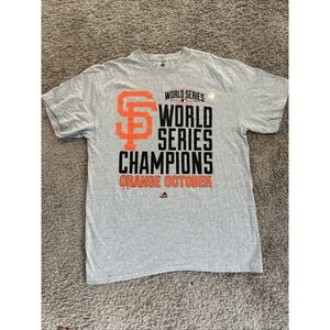 San Francisco Giants World Series Champions Orange October T Shirt Men's Large L